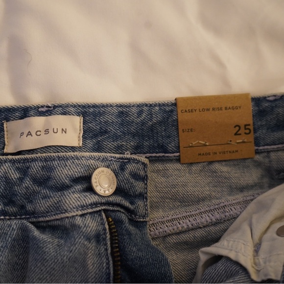 Pacsun Tie Low Rise Jeans - Picture 4 of 4